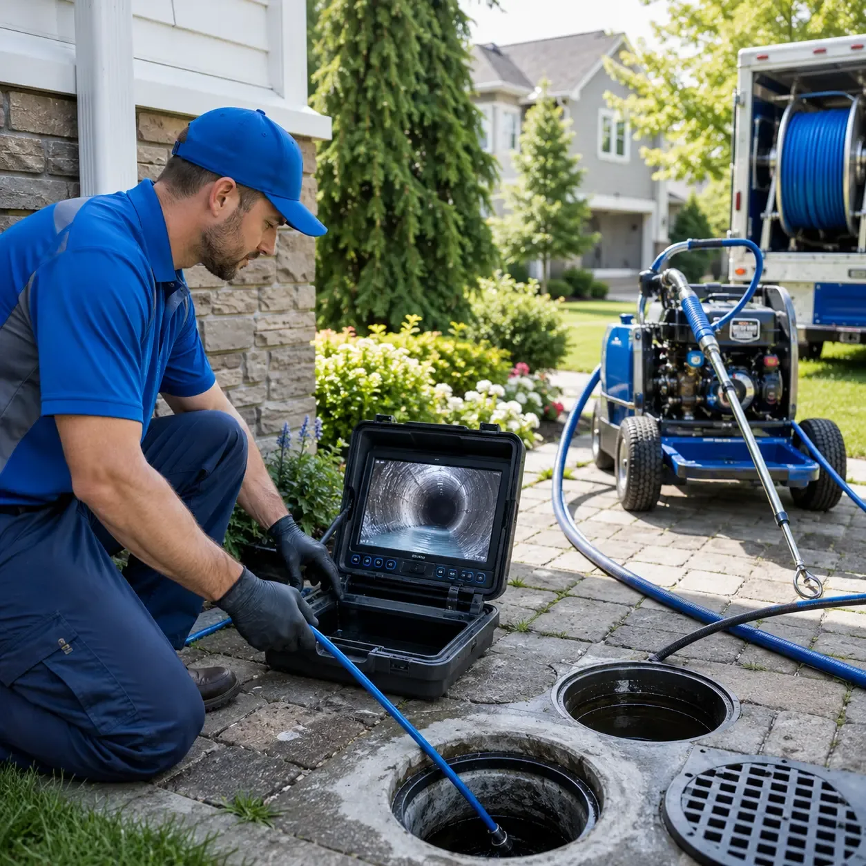 Outdoor drain cleaning professionals serving Glenville, PA